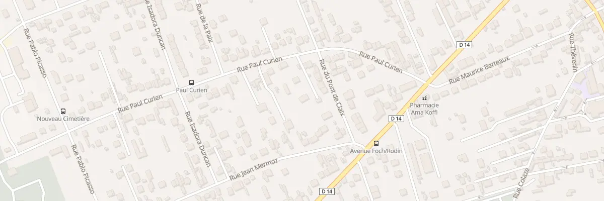 Plan du 27T Rue Paul Curien aux Mureaux