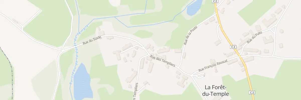 Plan du 8 Rue des Templiers à La Forêt-du-Temple