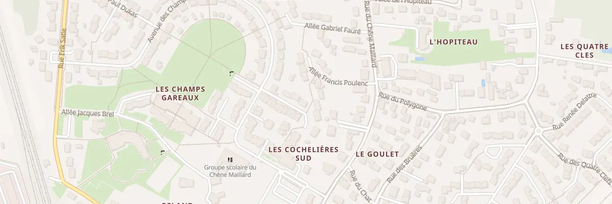 Plan du 71 All Jean-Philippe Rameau à Saran