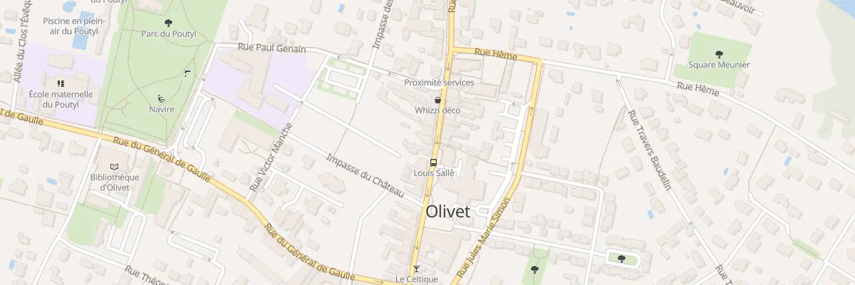 Plan du 202 Rue Marcel Belot à Olivet