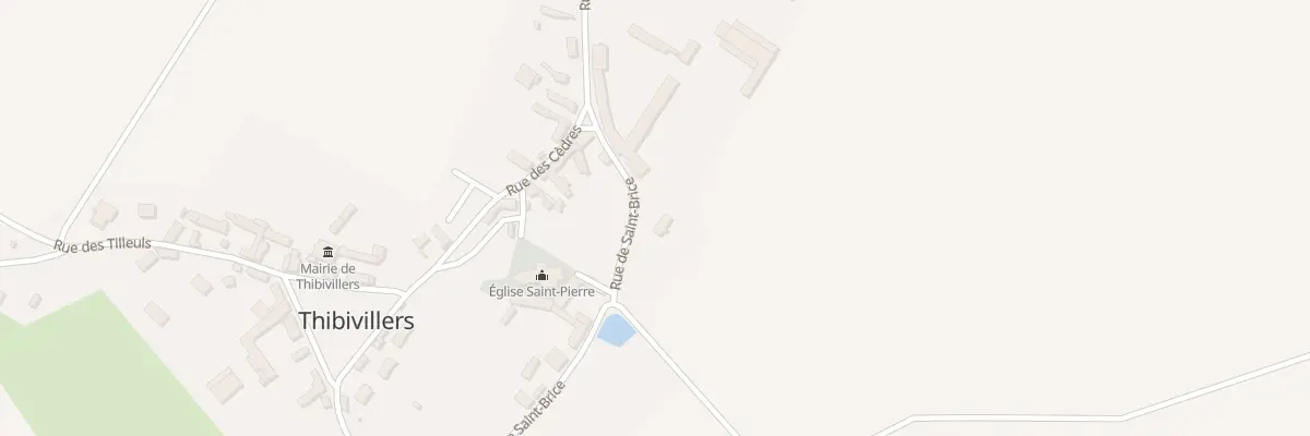 Plan du 1 Rue de Saint Brice à Thibivillers