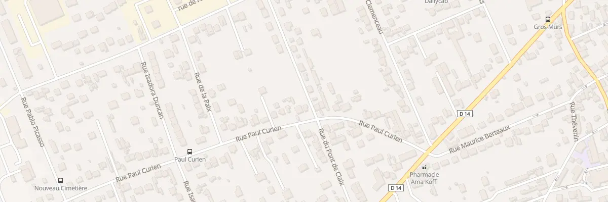 Plan du 30 Rue Paul Curien aux Mureaux