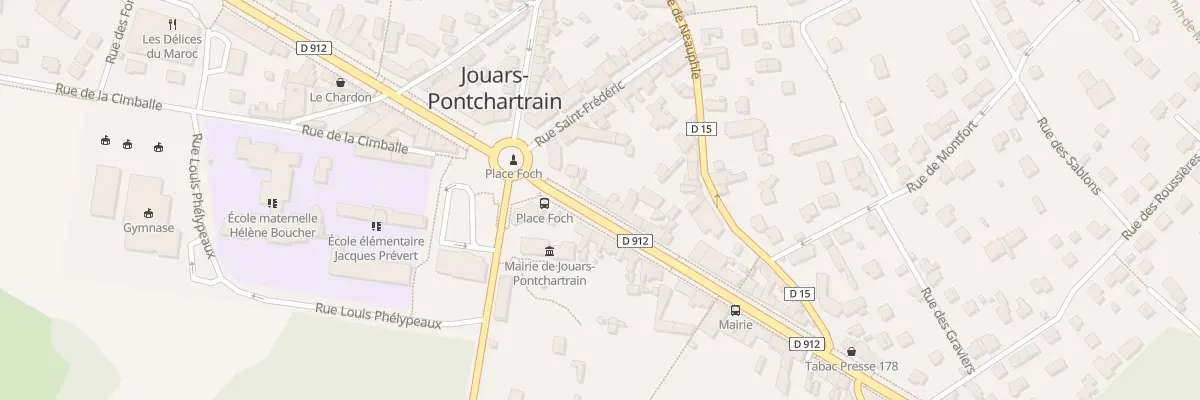 Plan du 7 Rte de Paris à Jouars-Pontchartrain