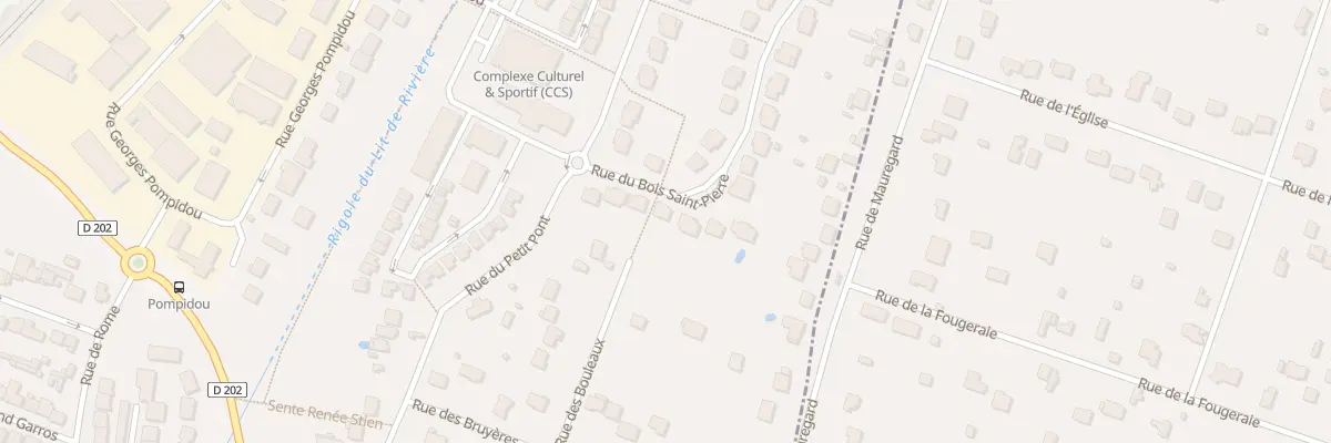 Plan du 8 Rue du Bois Saint Pierre aux Essarts-le-Roi