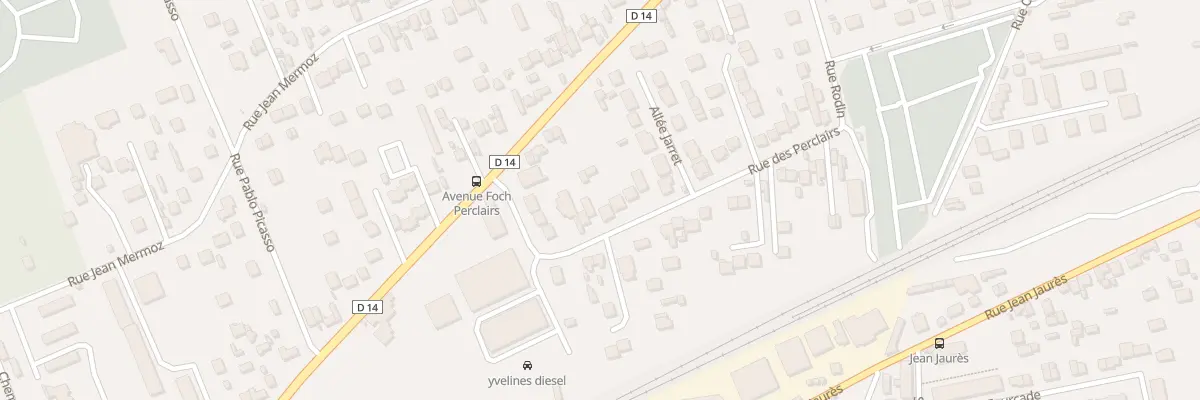 Plan du 50 Rue des Perclairs aux Mureaux