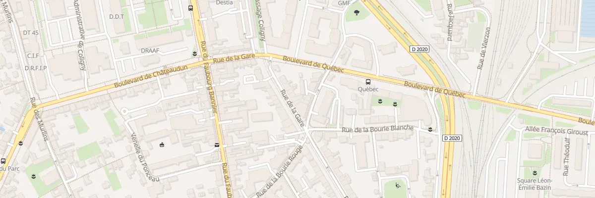 Plan du 60 Rue de la Gare à Orléans