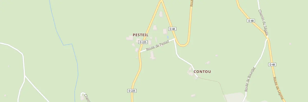 Plan du 5027 Pesteil à Saint-Vincent-du-Pendit
