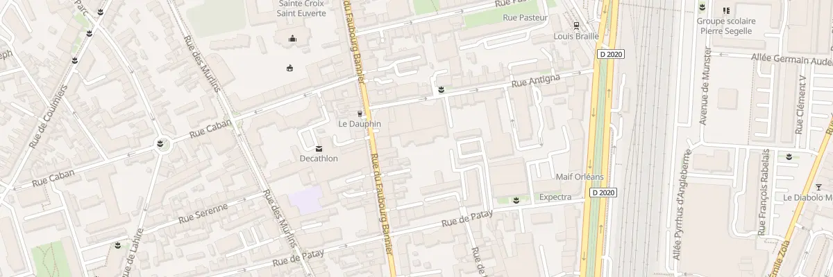 Plan du 52 Rue du Faubourg Bannier à Orléans