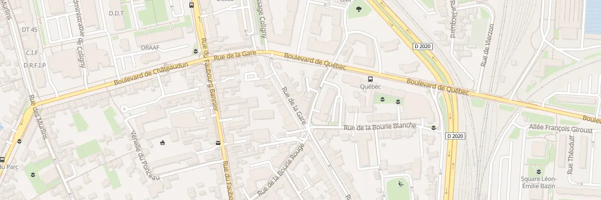 Plan du 58 Rue de la Gare à Orléans