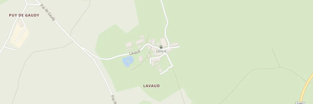 Plan du 25 Lavaud à Sainte-Feyre