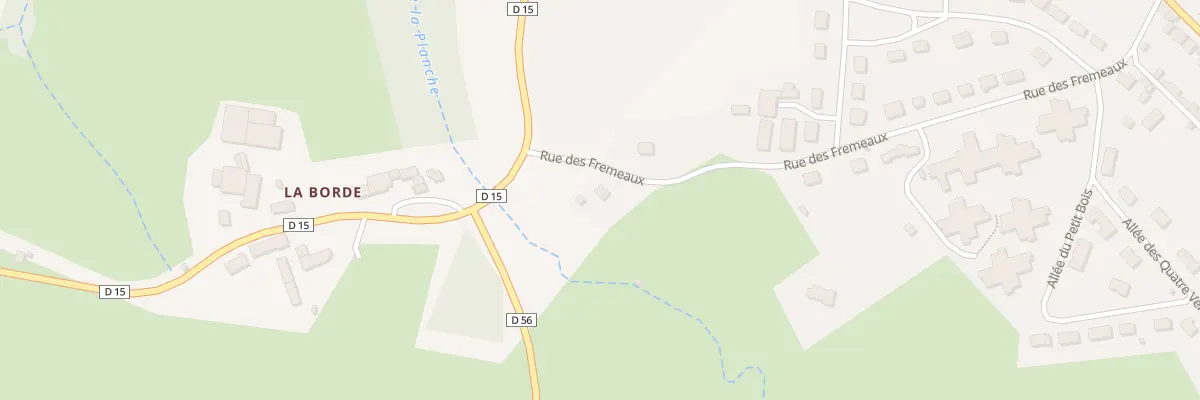 Plan du 15 Rue des Fremeaux à Bonnat