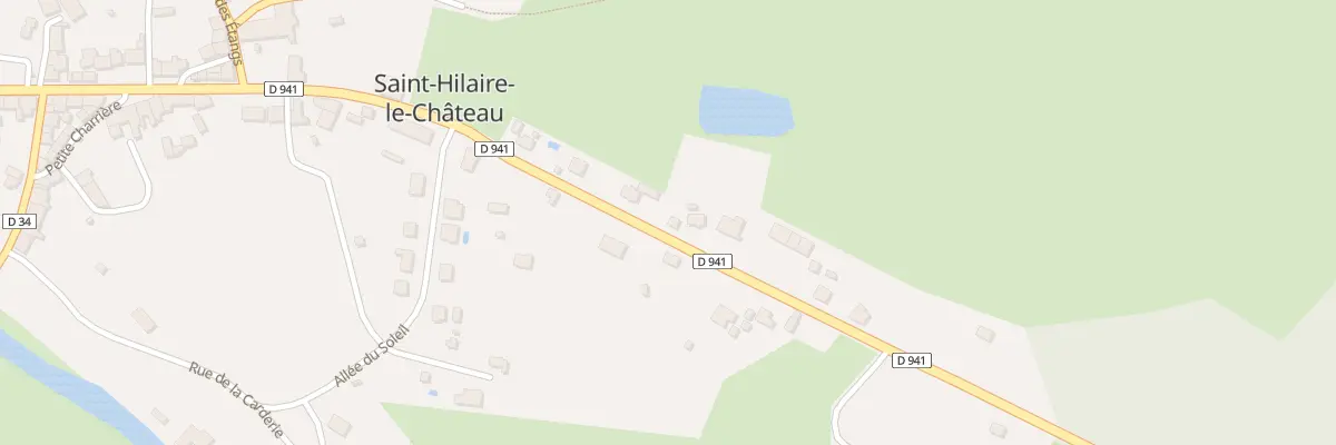 Plan du 7 Rue Pierre d’Aubusson à Saint-Hilaire-le-Château