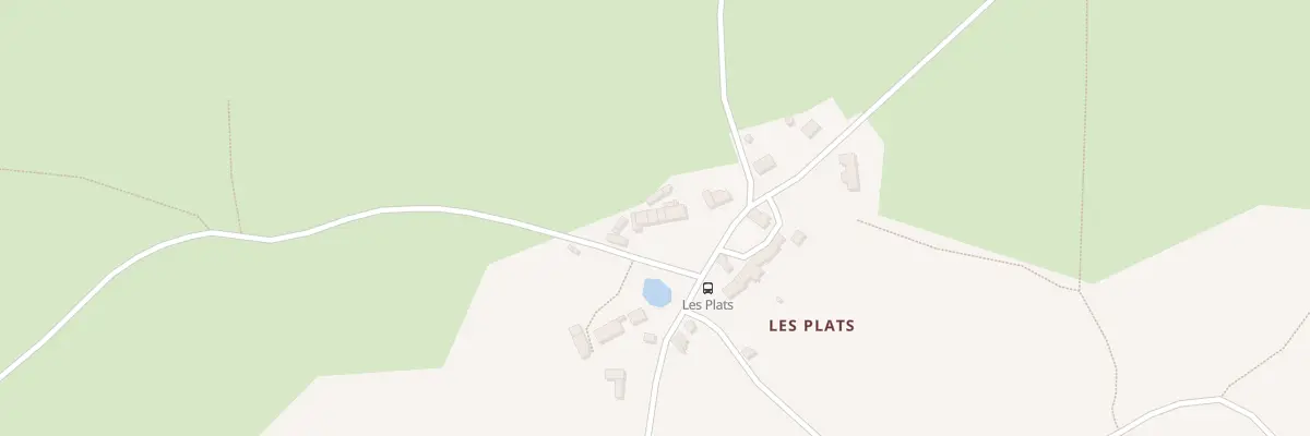 Plan du 7 Les Plats à Saint-Fiel