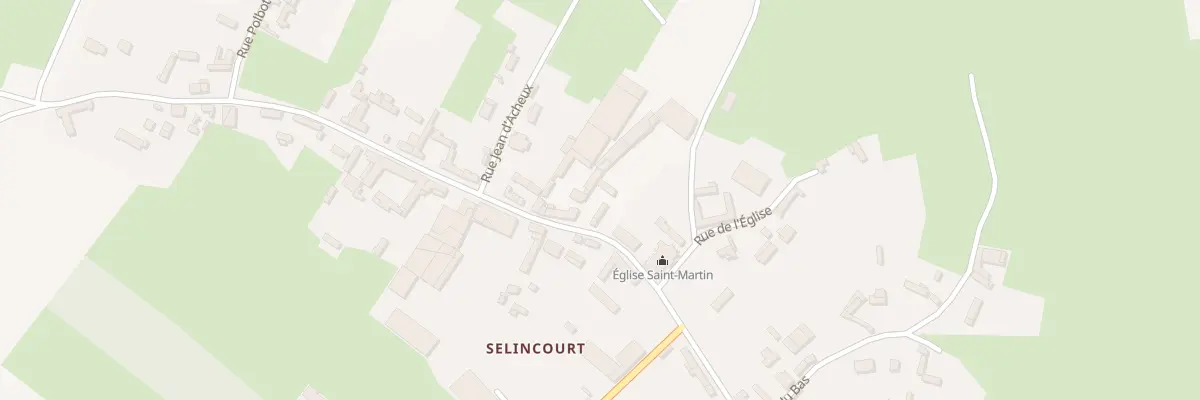Plan du 6 Grande Rue à Hornoy-le-Bourg