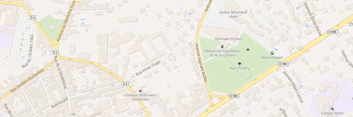 Plan du 72 Rue Victor Hugo à Gaillac