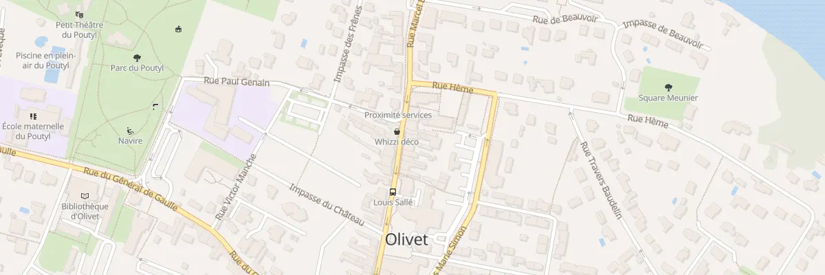 Plan du 157 Rue Marcel Belot à Olivet