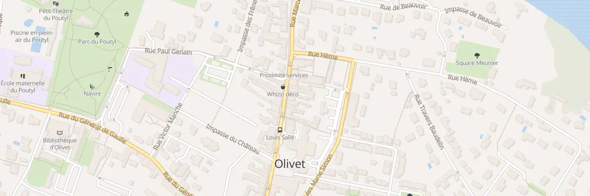 Plan du 165 Rue Marcel Belot à Olivet