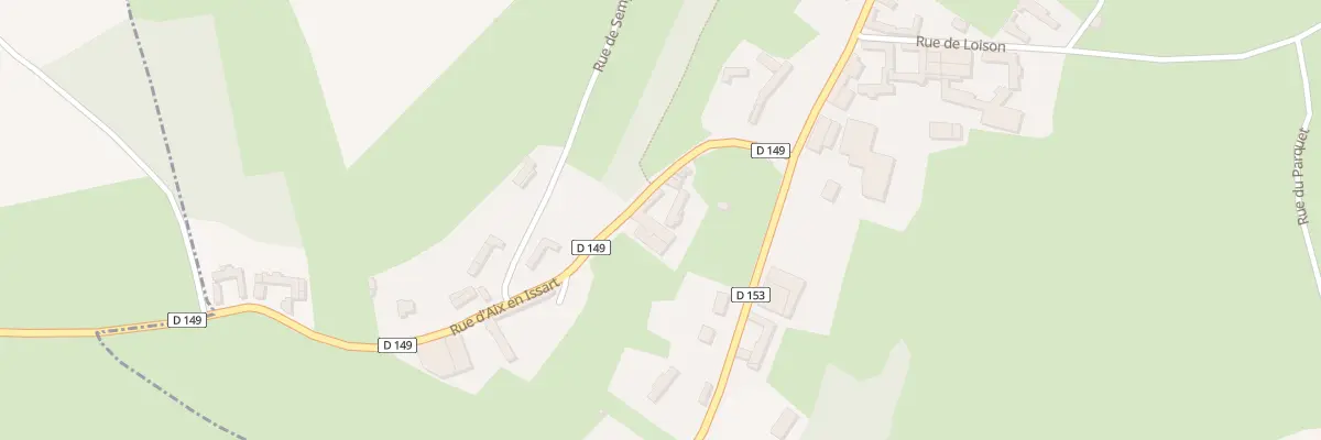 Plan du 3 Rue d’Aix En Issart à Saint-Denœux