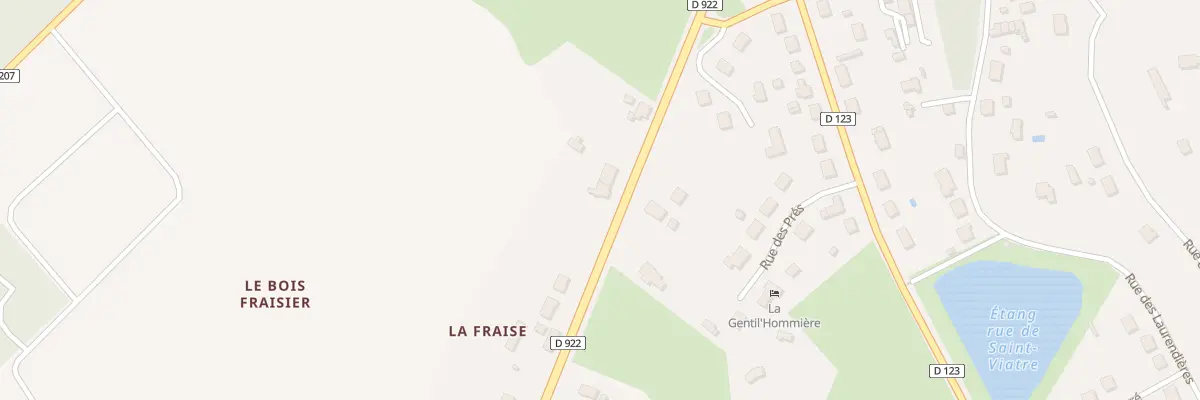 Plan du 351 Le Bois Fraisier à Chaumont-sur-Tharonne