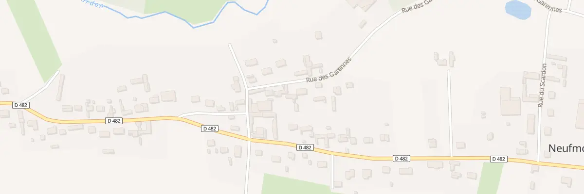 Plan du 201 Rue des Garennes à Neufmoulin