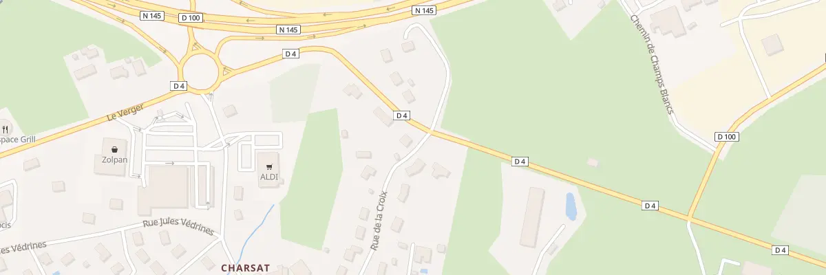 Plan du 96 Rte de Saint Laurent Charsat à Sainte-Feyre