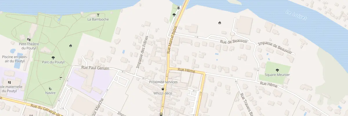 Plan du 63 Rue Marcel Belot à Olivet