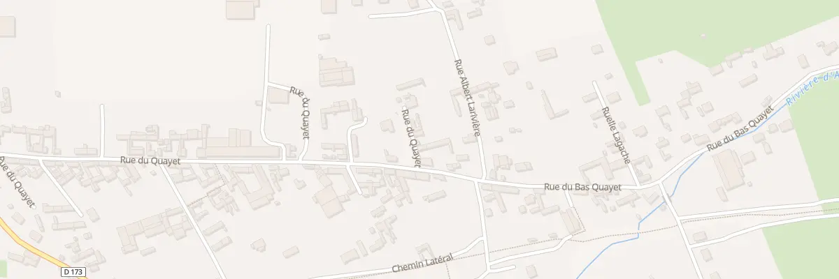 Plan du 509A Rue du Quayet à Allery