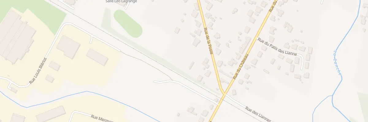 Plan du 396 Rue de la Poste à Beaurainville