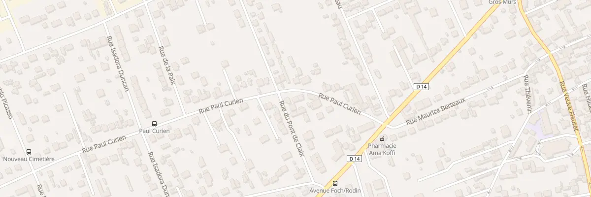 Plan du 19 Rue Paul Curien aux Mureaux