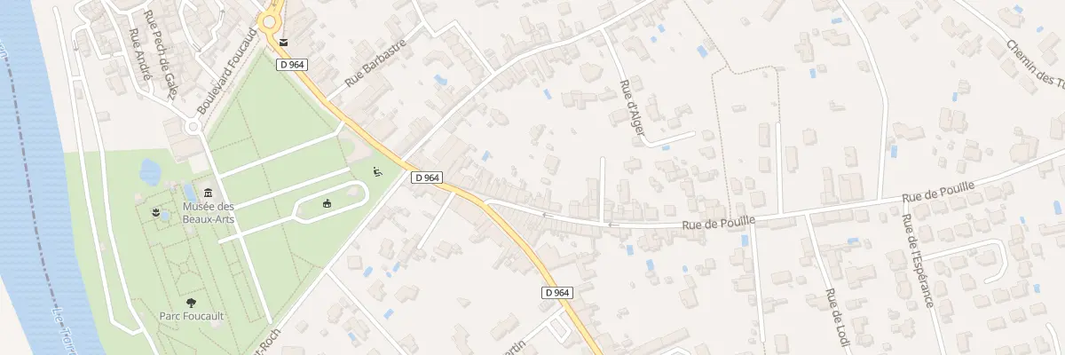 Plan du 11 Rue de Pouille à Gaillac