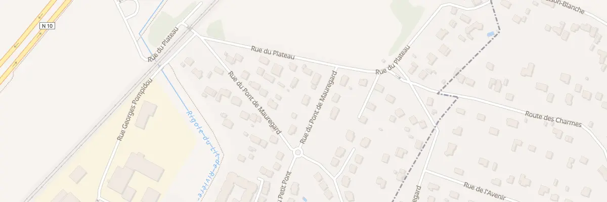 Plan du 17 Rue du Pont de Mauregard aux Essarts-le-Roi