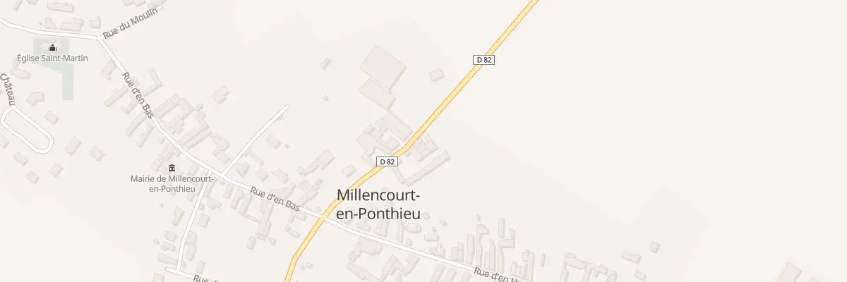 Plan du 4 Rte d’Hesdin à Millencourt-en-Ponthieu