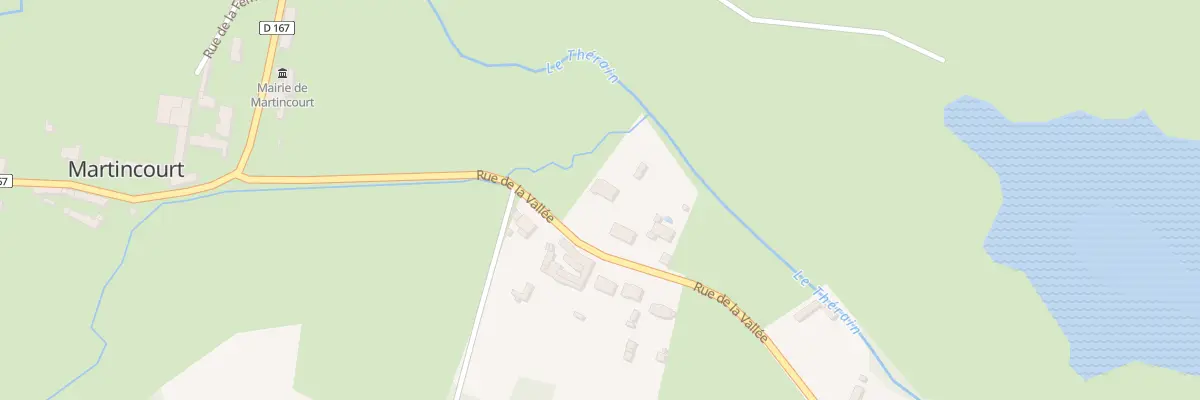 Plan du 1 Rue de la Vallée à Martincourt