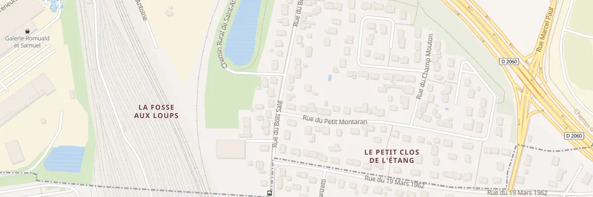 Plan du 230 Rue du Bois Salé à Saran