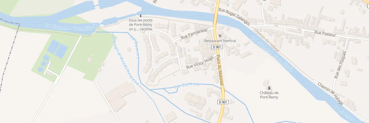 Plan du 10 Rue Victor Hugo à Pont-Remy