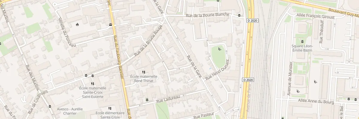 Plan du 85 Rue de la Gare à Orléans