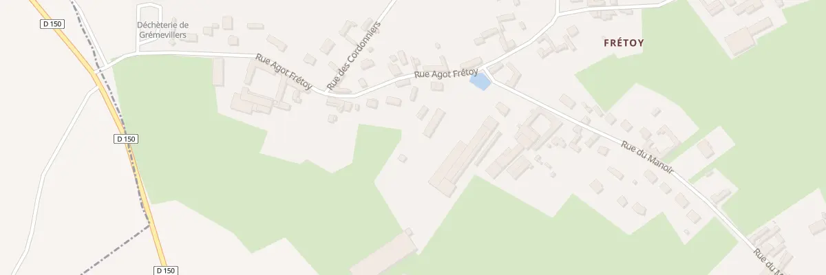 Plan du 1 Rue Agot Frétoy à Grémévillers