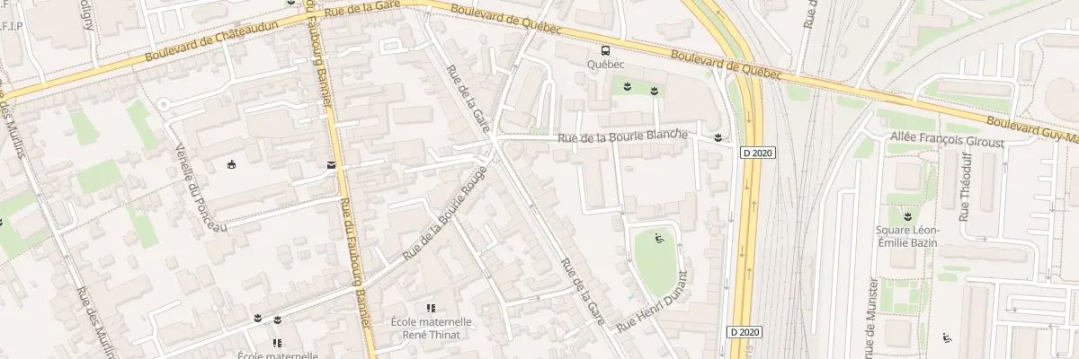 Plan du 50 Rue de la Gare à Orléans