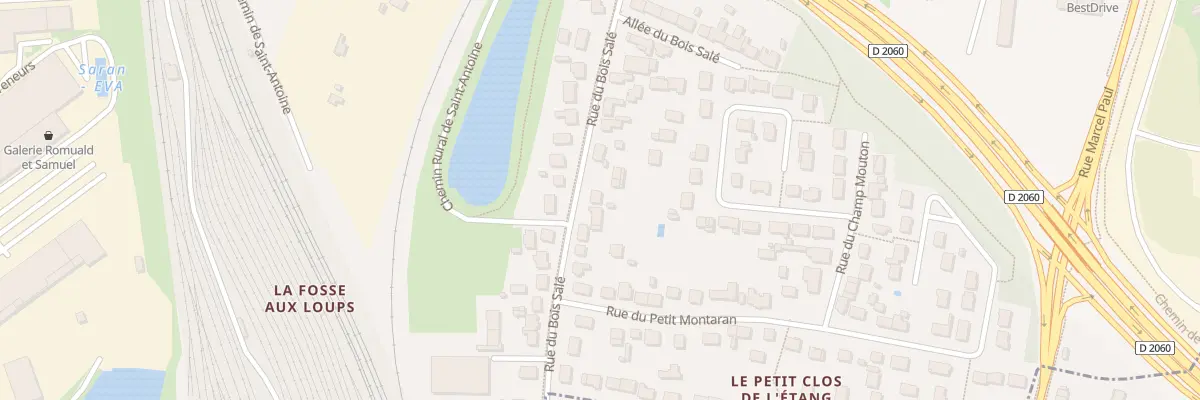 Plan du 294 Rue du Bois Salé à Saran