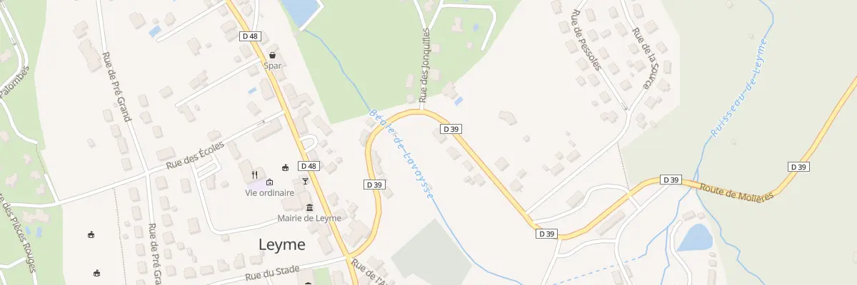 Plan du 268 Rte de Molieres à Leyme