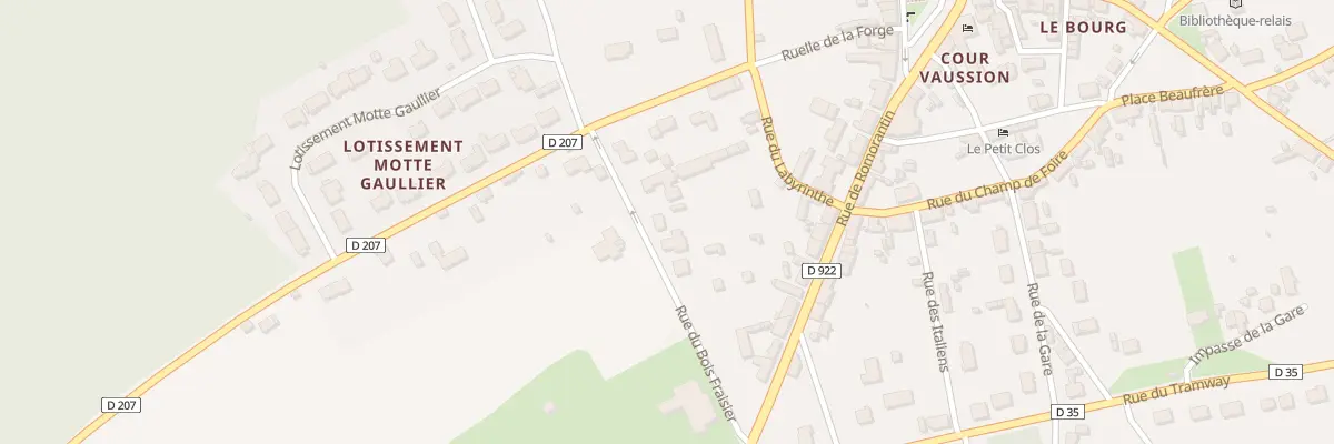 Plan du 3 Rue du Bois Fraisier à Chaumont-sur-Tharonne