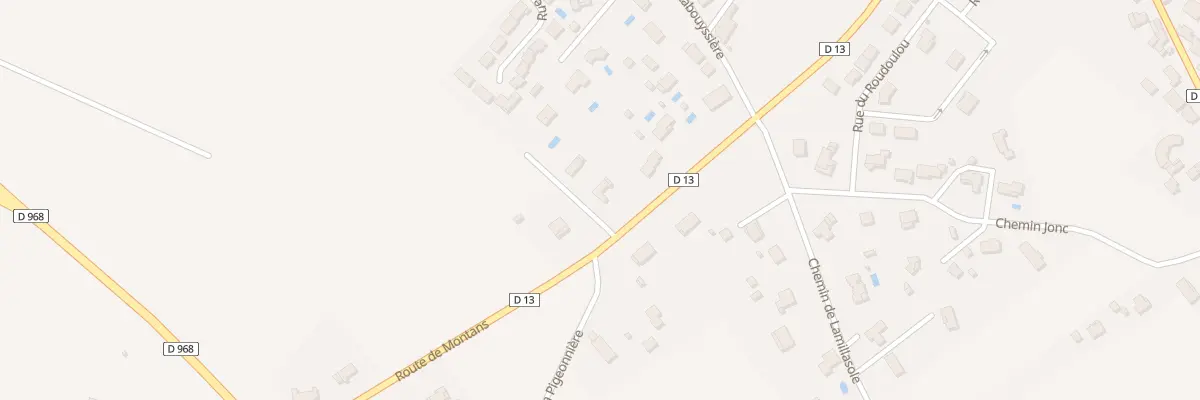 Plan du 2 Imp de Labouyssière à Brens