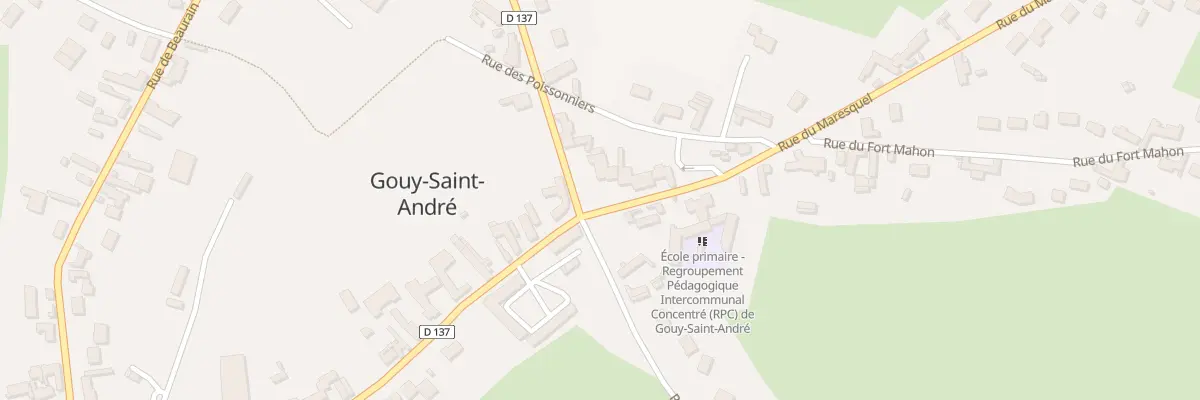 Plan du 2 Rue de Maresquel à Gouy-Saint-André