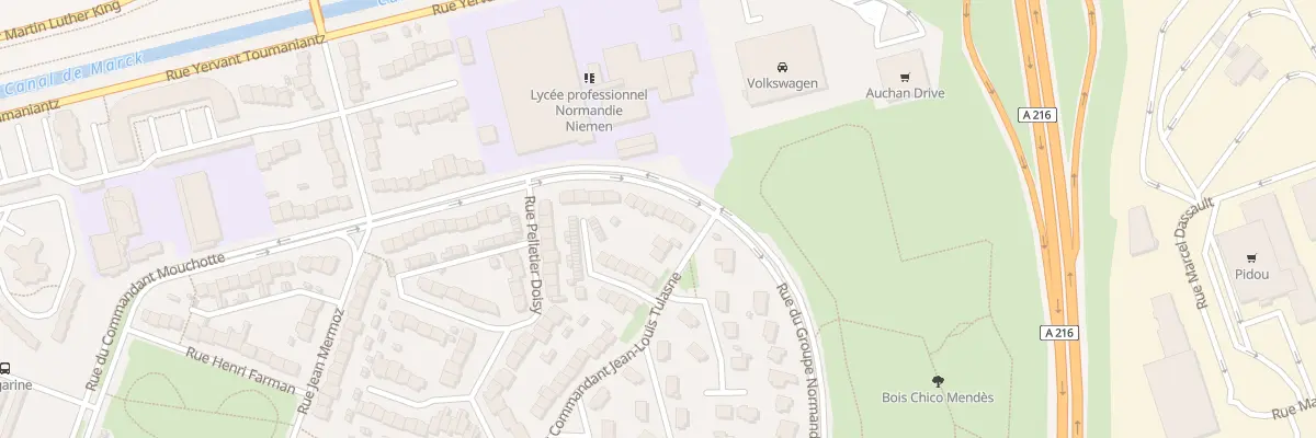 Plan du 48 Rue Grp Normandie Niemen à Calais