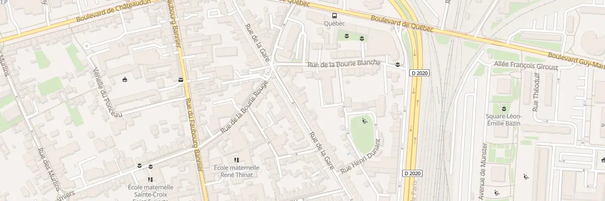 Plan du 46 Rue de la Gare à Orléans