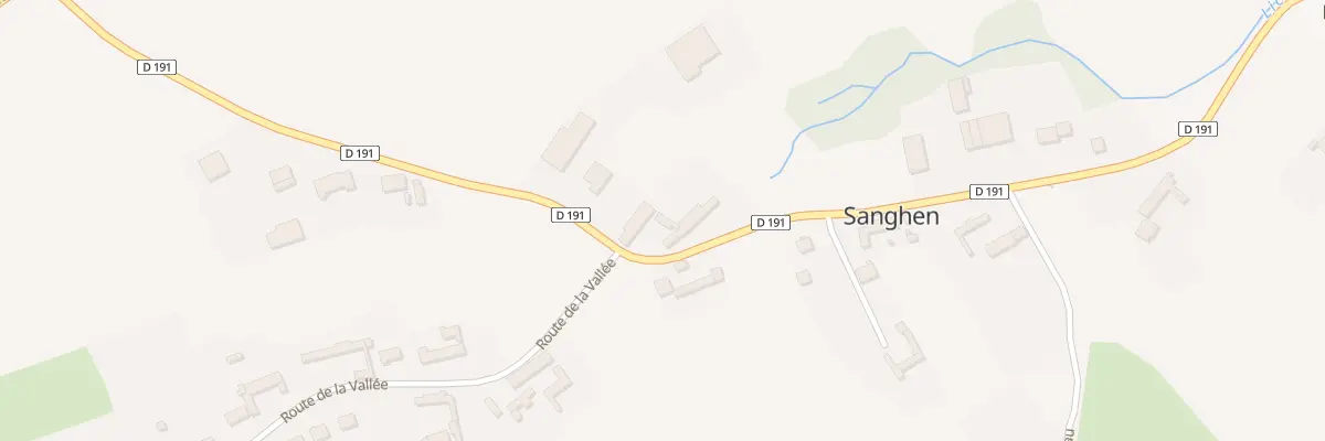 Plan du 960 Rte d’Alembon (cd 191) à Sanghen