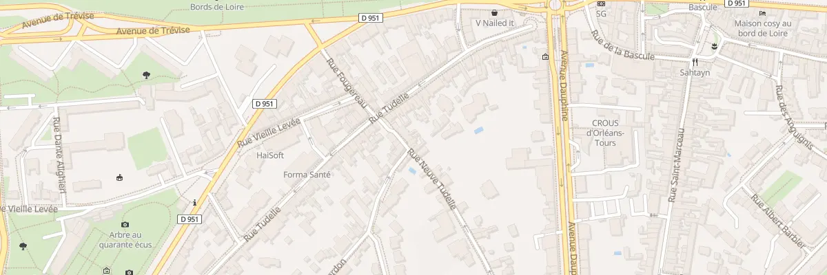 Plan du 7 Rue Neuve Tudelle à Orléans
