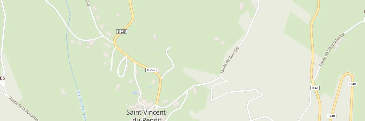 Plan du 5701F Bourdet à Saint-Vincent-du-Pendit
