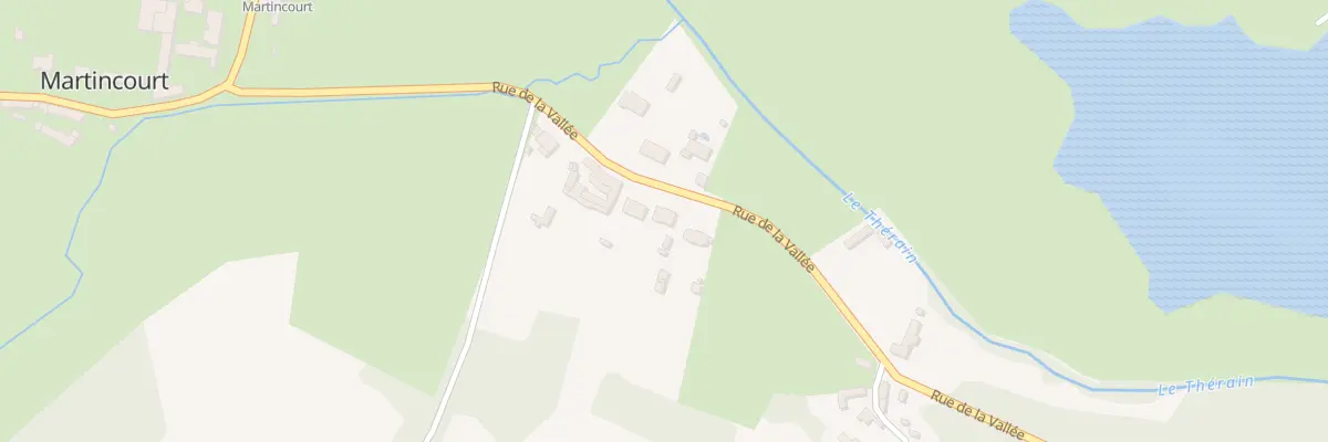 Plan du 6 Rue de la Vallée à Martincourt