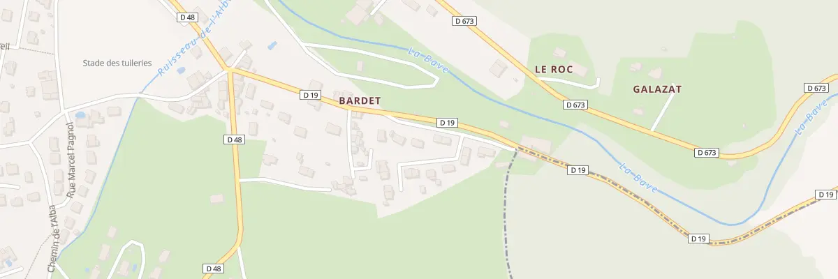 Plan du 52 Rue du Général Ambert à Saint-Céré